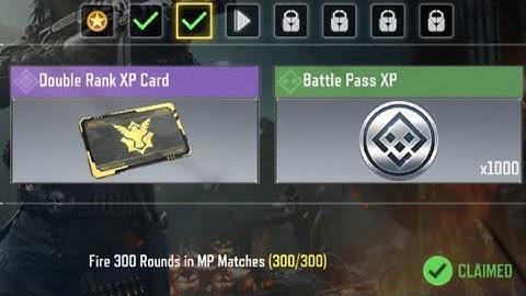 Call Of Duty Mobile Fire 300 Rounds in MP Matches Task Complete