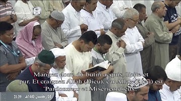 تلاوة صلاة التراويح من المسجد النبوي ، الليلة التاسعة 8 رمضان 1440 | الشيخ أحمد علي الحذيفي