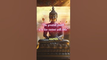 True Wealth Lies in Contentment | A Powerful Buddhist Wisdom #buddhistwisdom #buddhistteachings