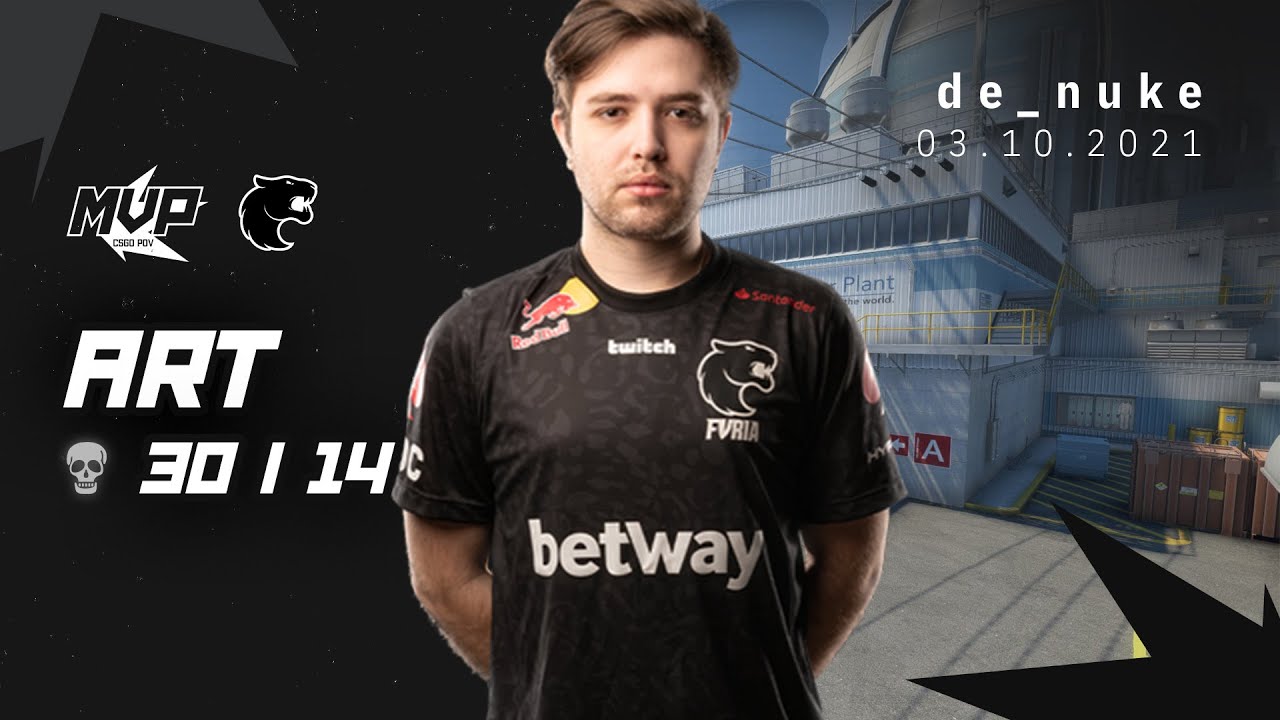 MVP CSGO POV: FURIA arT (30/14) vs GODSENT (de_nuke) @ IEM Winter 2021