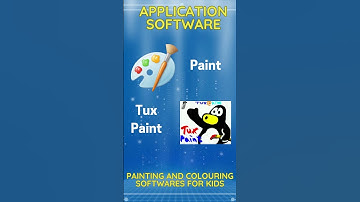 SOFTWARE USED IN COMPUTER #kidseducation #kidsvideo #computereducation