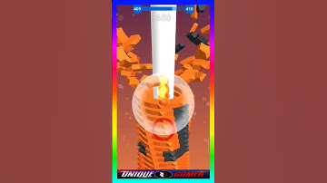 STACK BALL 3D | LEVEL 409 | OFLINE GAME #shorts #stackball #uniquegamer