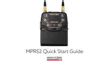 MPR52 QuickStart