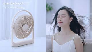 JISULIFE TABLE FAN LIFE5 PLUS Rotation Rechargeable Desk Fan FA27