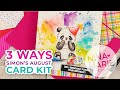 3 Ways: Simon&#39;s August 2019 Card Kit (Party Like a Panda)