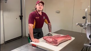 Ep 2 Boning out pork middle for bacon  (EASY)