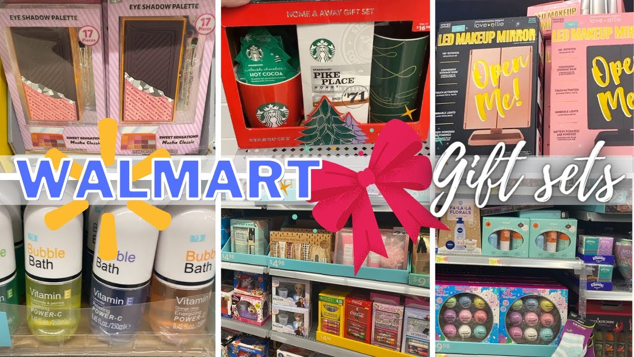 WALMART GIFT SETS 2021 SHOP WITH ME WALMART WALKTHROUGH YouTube