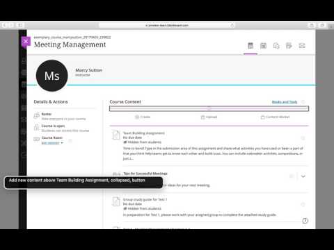 Blackboard Learn app preview demo with Voiceover