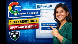 Enable Google Login in DianaHost Client Area | Secure 1-Click Sign In