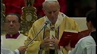 Christmas Midnight Mass with Saint Pope John Paul II 1992 (Partial)