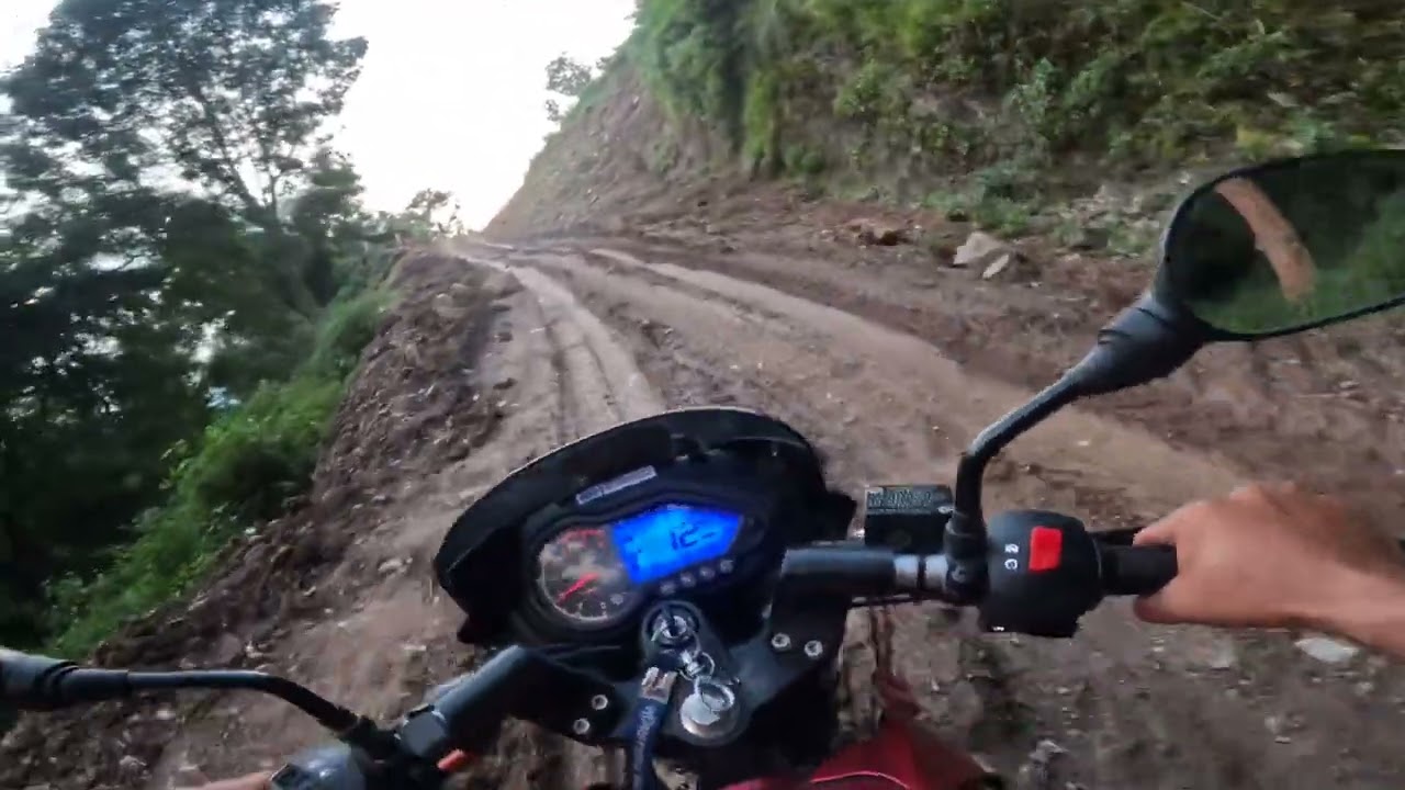 Arghakhanchi dhanchaur  off-roading rode nepal dangerous rode