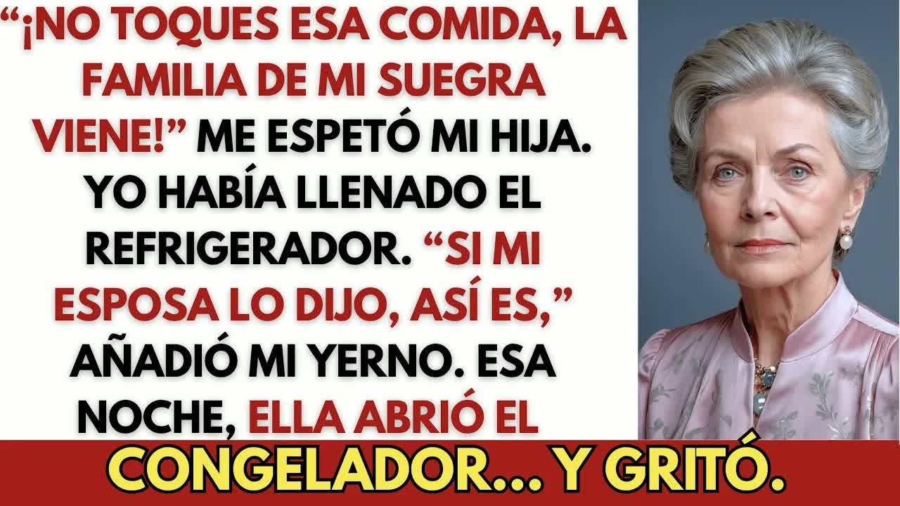 Mi hija gritó: «¡No toques esa comida! ¡La familia de mi suegra viene a cenar aquí!» — entonces descubrí quién había pagado realmente por todo ese banquete.