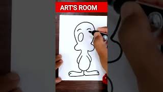 Cute tweety drawing #shorts #artsroom