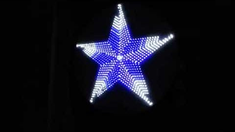 Arduino Christmas Star with Freetronics Eleven 1000+ 10mm LEDs