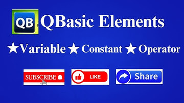 Complete Tutorial on Qbasic Variable, Constant and Operator In Hindi