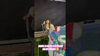 Mahia Se Metió A La Piscina Sin Mi Permiso