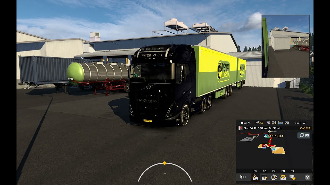 ETS 2 Nordic Horizon Gameplay Volvo (Steinkjer to Bodo)