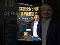 One Screenshot Now Builds A Website ⚡