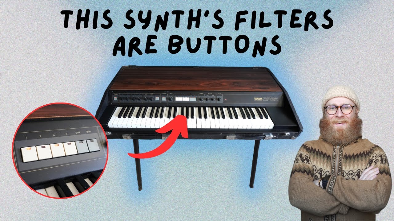 A Quirky & Rare 1981 Analog Synth | Yamaha CP25 EP - YouTube