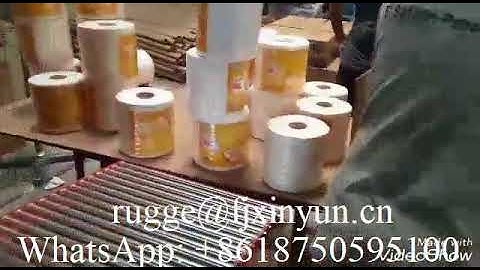 Automatic labeling maxi roll toilet paper shrink packing machine