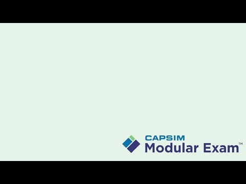 Capsim Modular Exam - Simplify Your Learning Outcomes Assessment