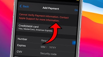 Cannot Verify Payment Information Contact Apple Support iOS 16 | How to Fix