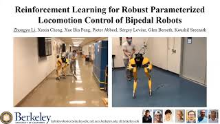 Reinforcement Learning for Robust Parameterized Locomotion Control of Bipedal Robots