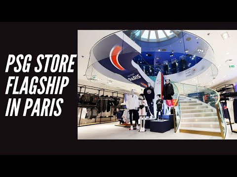 PSG STORE (flagship) in Paris - Champs elysees