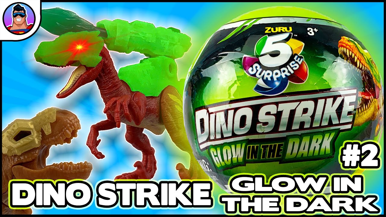 ZURU 5 Surprise Dino Strike Volcano Series 4 Mystery Collectible Capsule