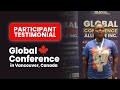 Author Testimonial | Global Conference In Vancouver, Canada |  February 9 - 11, 2024