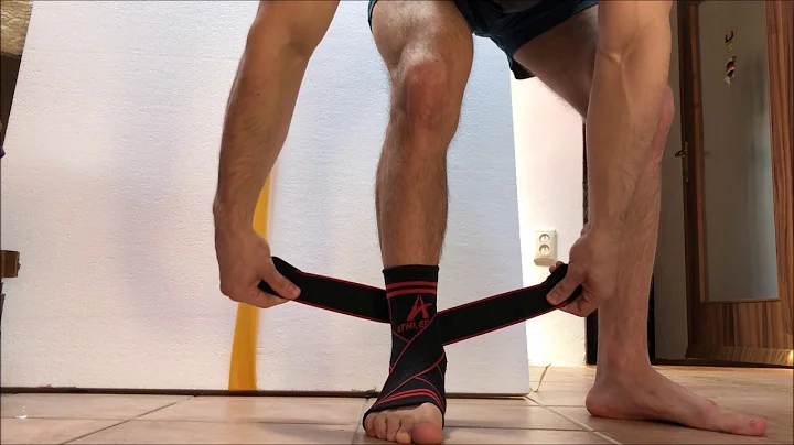 How to Wear Ankle Compression Foot Sleeve with Strap by Athledict