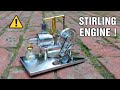 My New Stirling Engine With Electric Generator