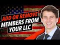How to Add or Remove Members from your LLC