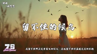 留不住的候鸟 - 向思思『我留不住那注定要南飞的候鸟，我也留不住你温暖过我的怀抱』【動態歌詞 | Lyrics Video】♪