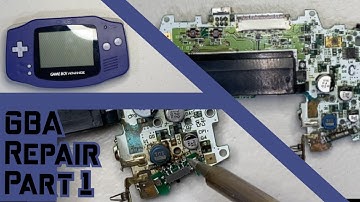 Fixing a Broken Gameboy Advance (Power Switch Replacement)