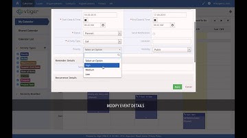vTiger Calendar Event Popup/Preview(New View)