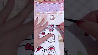 My favorite Hello Kitty scrapbook page so far! 🐱💖 Vintage aesthetic #hidaysweetstyle