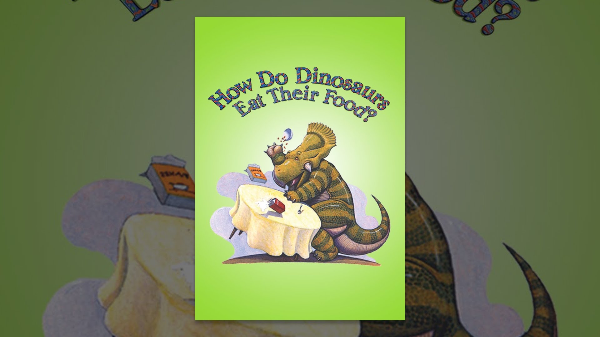 305 How Do Dinosaurs Eat Their Food?音声絵本 Children's book read