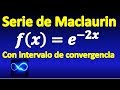 Serie de Maclaurin (Taylor) de función exponencial, y su intervalo de convergecia
