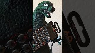 “Run it’s Godzilla!”  A #dubstep song on the #po33 #electronicmusic #bassmusic #godzilla