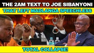 The 2AM Text to Joe Sibanyoni That Left Madlanga SPEECHLESS