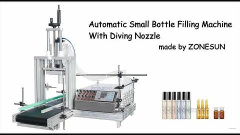 ZS-DTPP10D 10 Diving Nozzles  Automatic Small Bottle Filling Machine