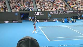Roger Federer vs Steve Johnson - 2020 Australian Open (Court Level View) RF Highlights Wealth