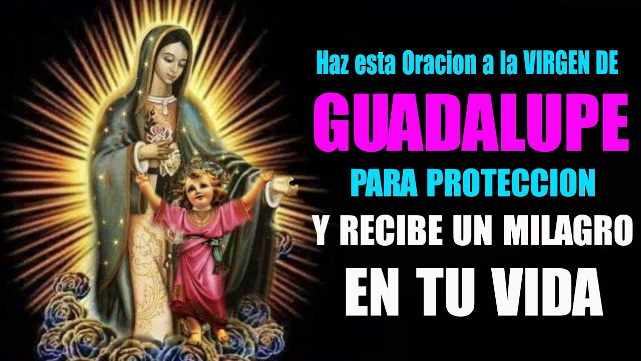 Haz esta Oracion a la VIRGEN DE GUADALUPE para proteccion y recibe un ...