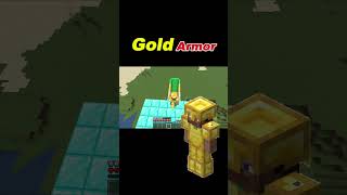 Does Armor Save You From Fall Damage in Minecraft? 🤯 #minecraft #shorts #minecraftchallenge