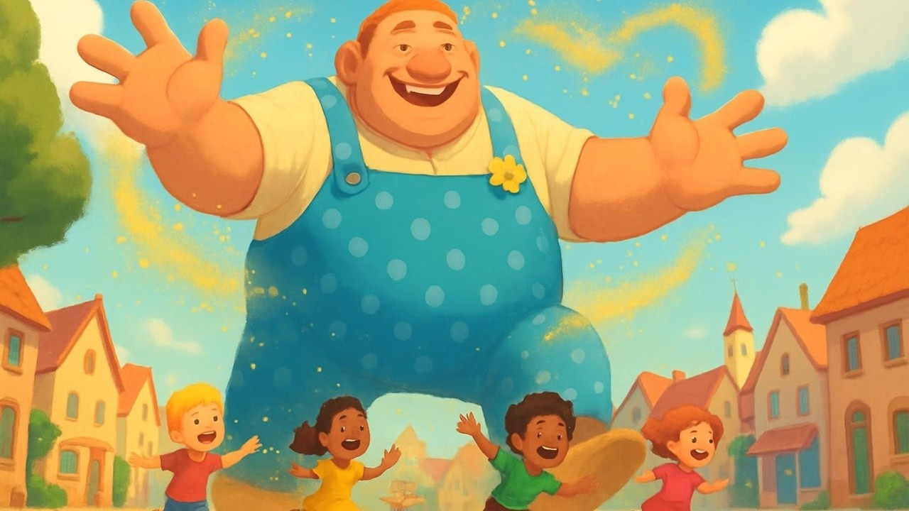 Gigantone gentile la canzone per bambini 💪🌼 - Storie di super eroi per bambini