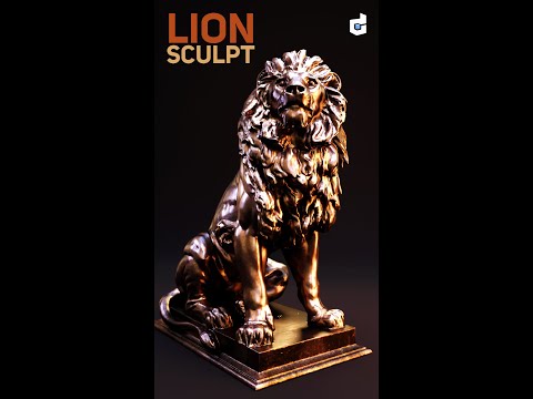 Bronze Lion Statue