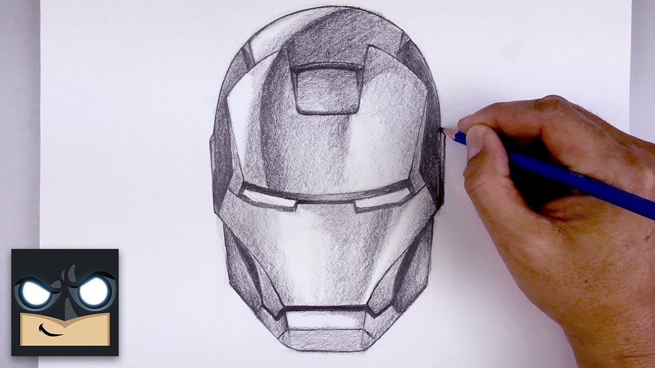 Iron Man Drawing - How To Draw Iron Man Step By Step