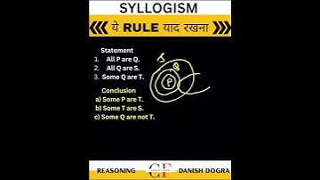 SYLLOGISM TRICKS | REASONING | SSC CGL | #careerfocus #education #governmentexam #jkssb #jkpsi