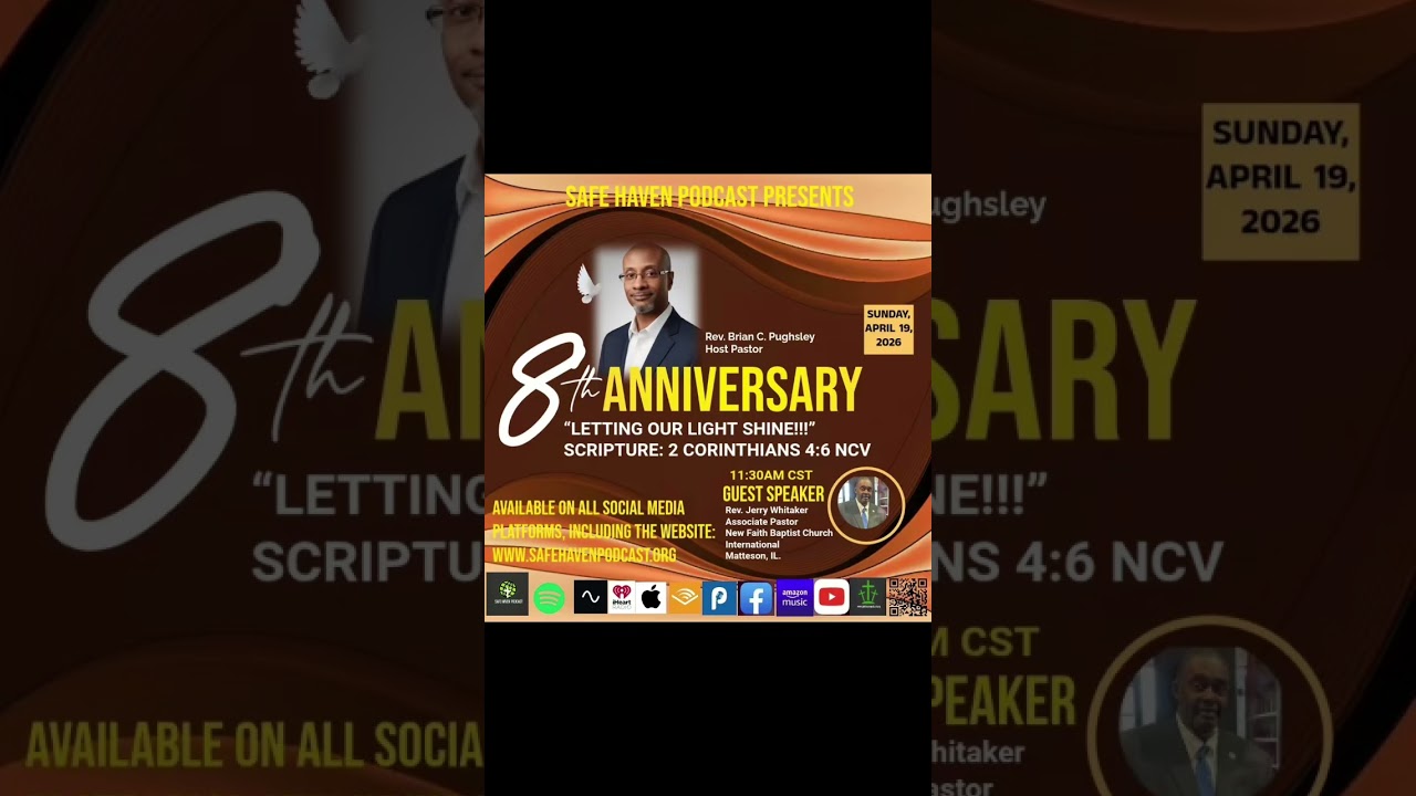 Safe Haven Podcast 8th Anniversary Celebration For 4/19/2026